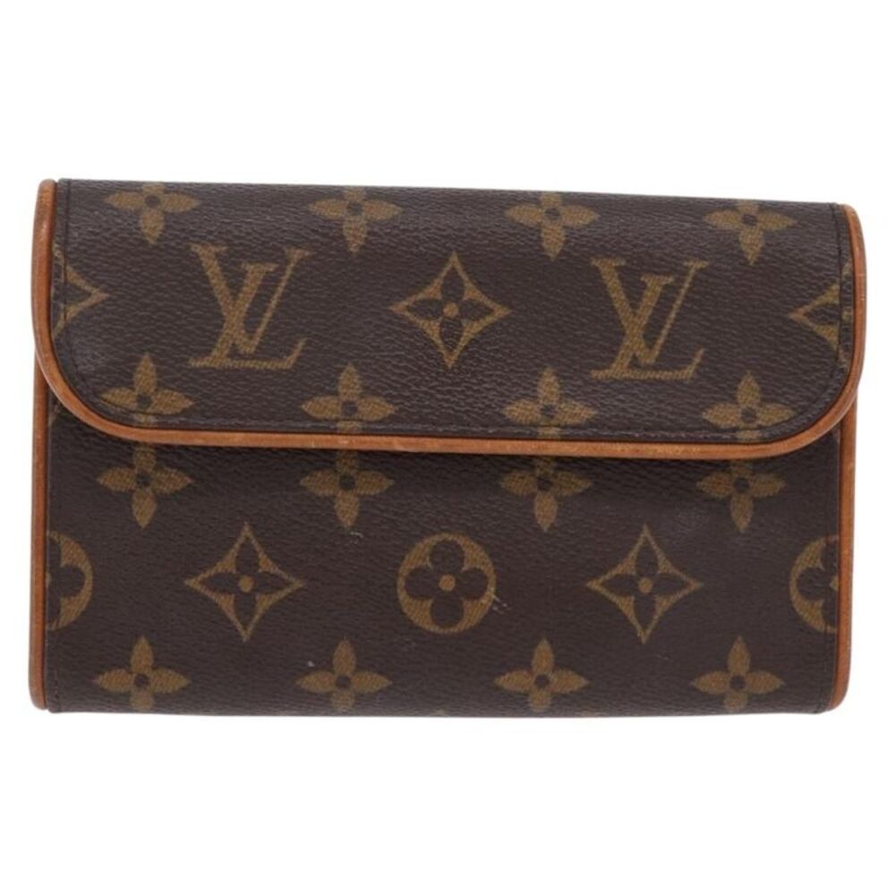 Louis Vuitton Florentine Waist Monogram Canvas Brown Canvas Handbag
